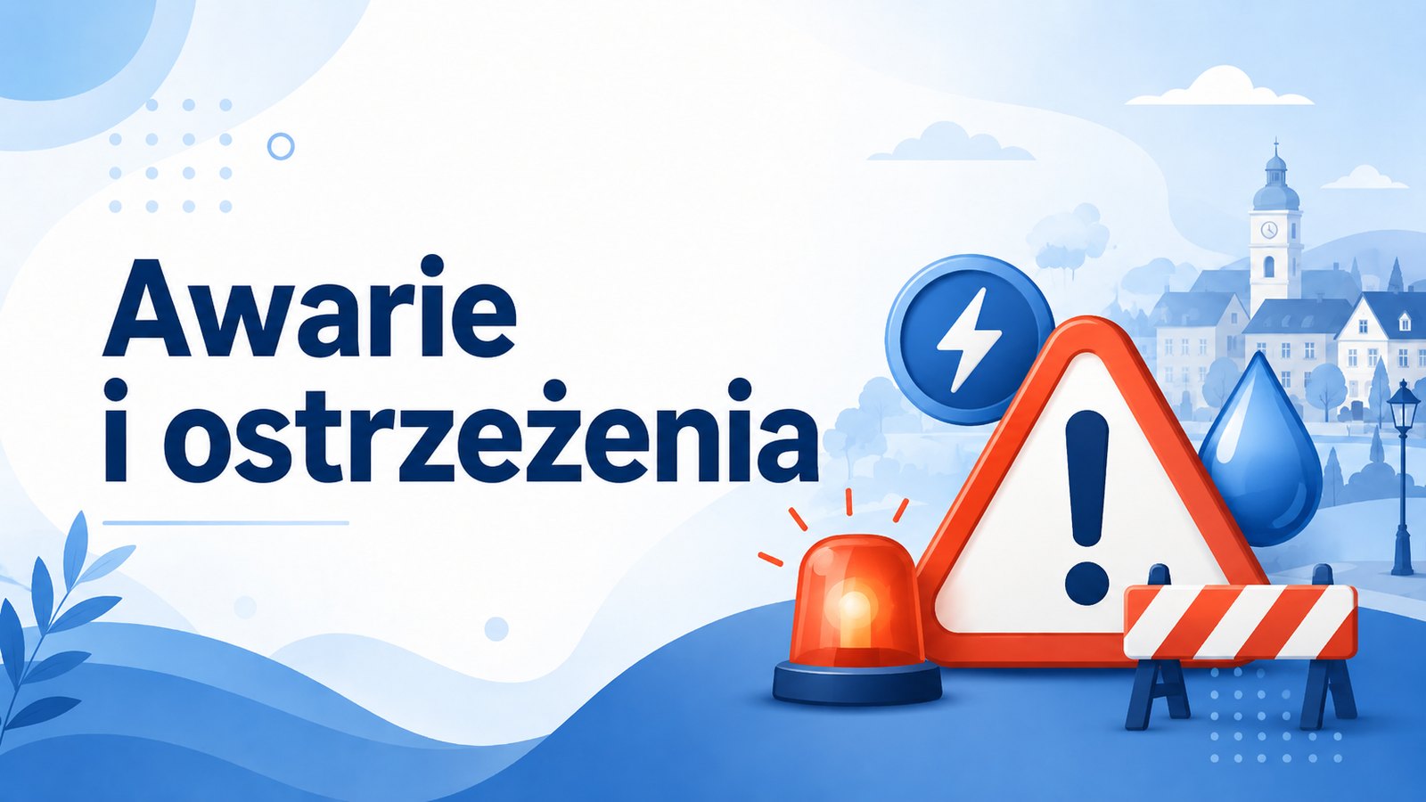 Grafika kategorii: Awarie i ostrzeżenia